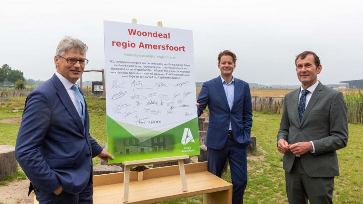 van links naar rechts: Lucas Bolsius, Maarten Schurink en Rob van Muilekom.