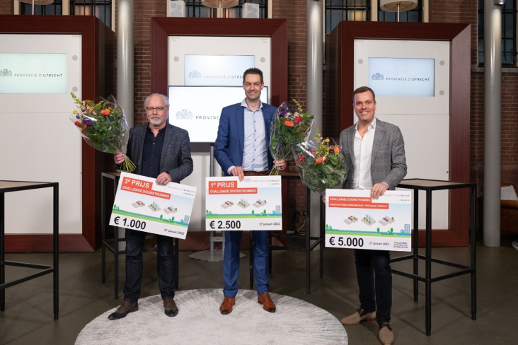 Winnaars eerste en derde prijs Challenge Doorstroming